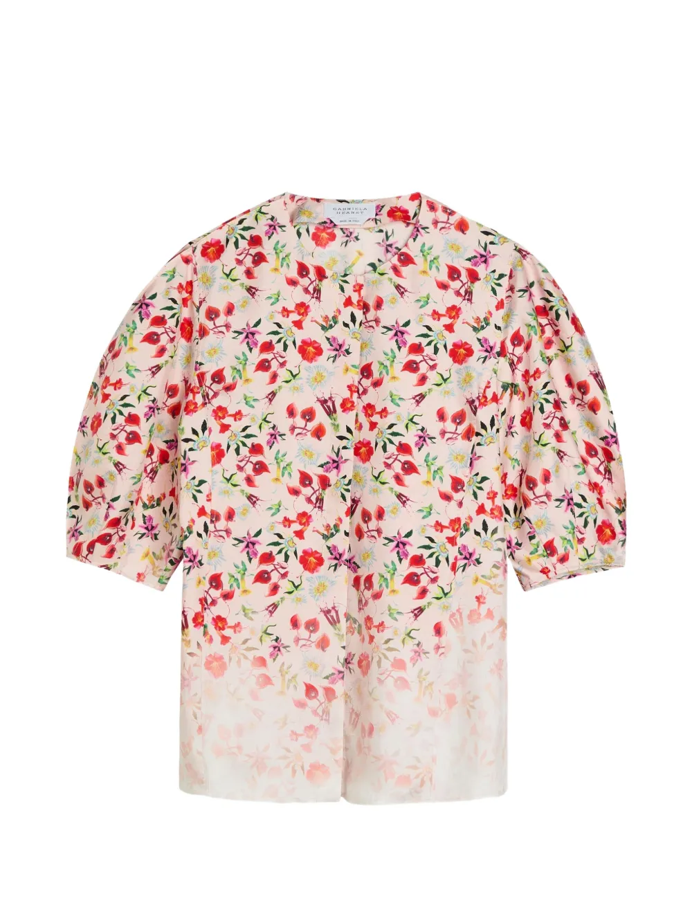 Gabriela Hearst Edify floral-print silk top - Rosa