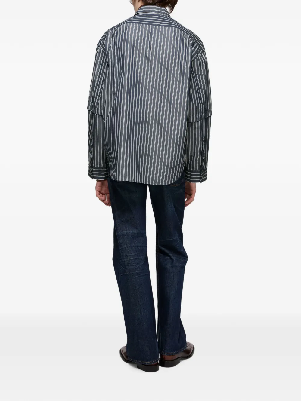 Acne Studios Gestreept overhemd Blauw