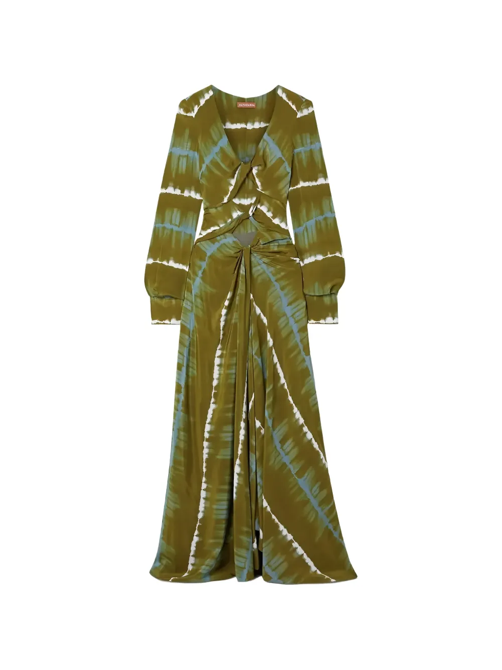 Altuzarra Helenos twist-front maxi dress - Green