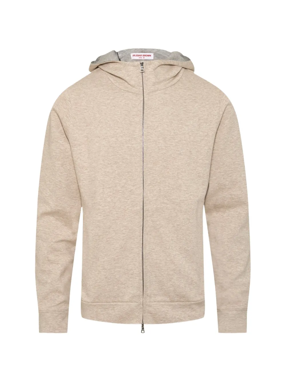 Orlebar Brown Mathers zip-up hoodie - Neutrals