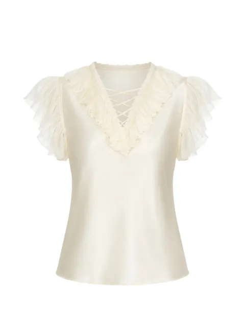 Ulla Johnson Ilyana ruffled silk blouse