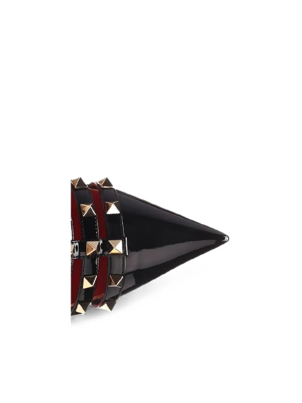 Valentino Garavani Rockstud patent-leather pumps Zwart