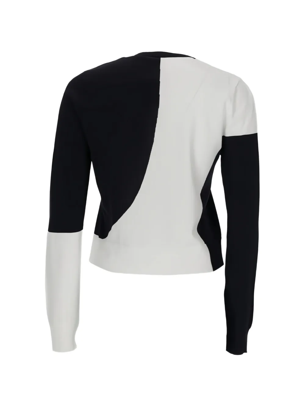 Max Mara Gebreide trui met colourblocking Zwart