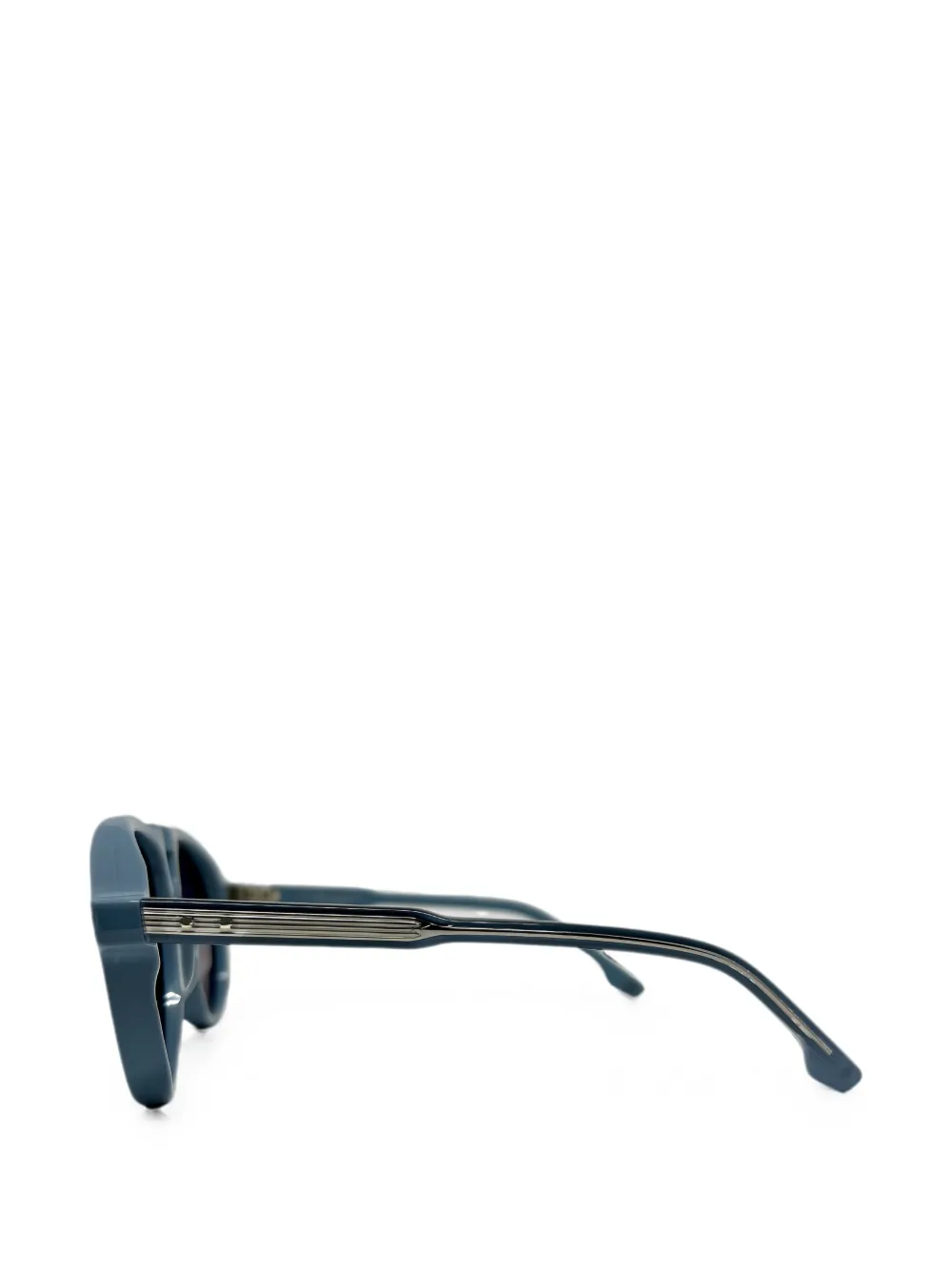 Jacques Marie Mage Valkyrie Pilot-frame Sunglasses in Blue, view 3