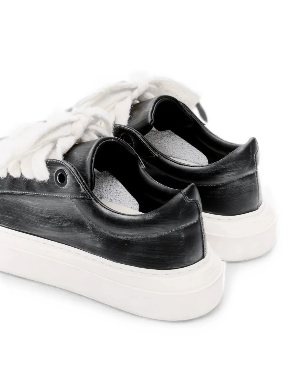 COLE BUXTON The Wilson Court sneakers met contrasterende neus Zwart