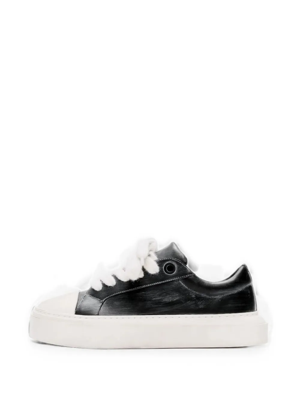 COLE BUXTON The Wilson Court sneakers met contrasterende neus Zwart