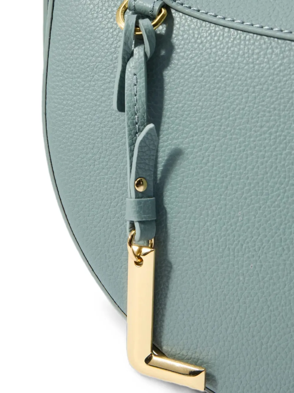 Lancel Crossbodytas van bewerkt leer Groen
