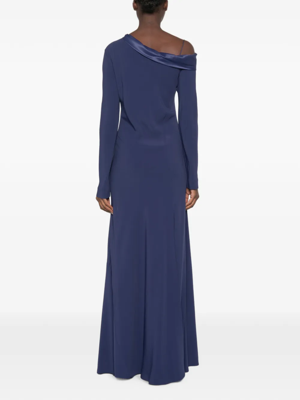 Alberta Ferretti Off-shoulder jurk Blauw