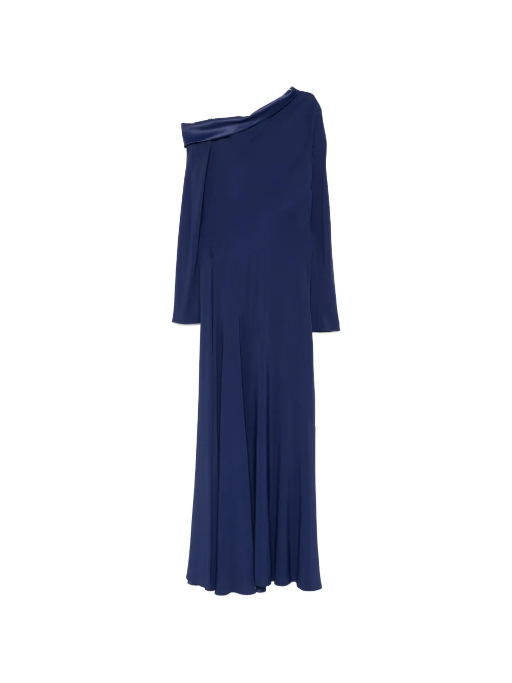 Alberta Ferretti Off-shoulder jurk Blauw