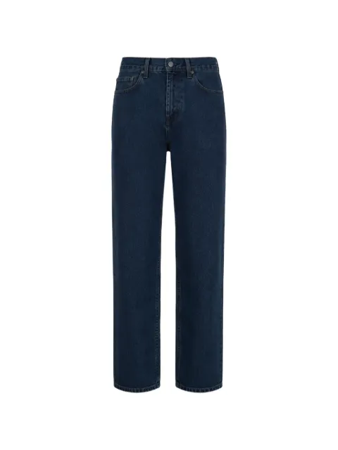 Levi's logo-patch straight-leg jeans