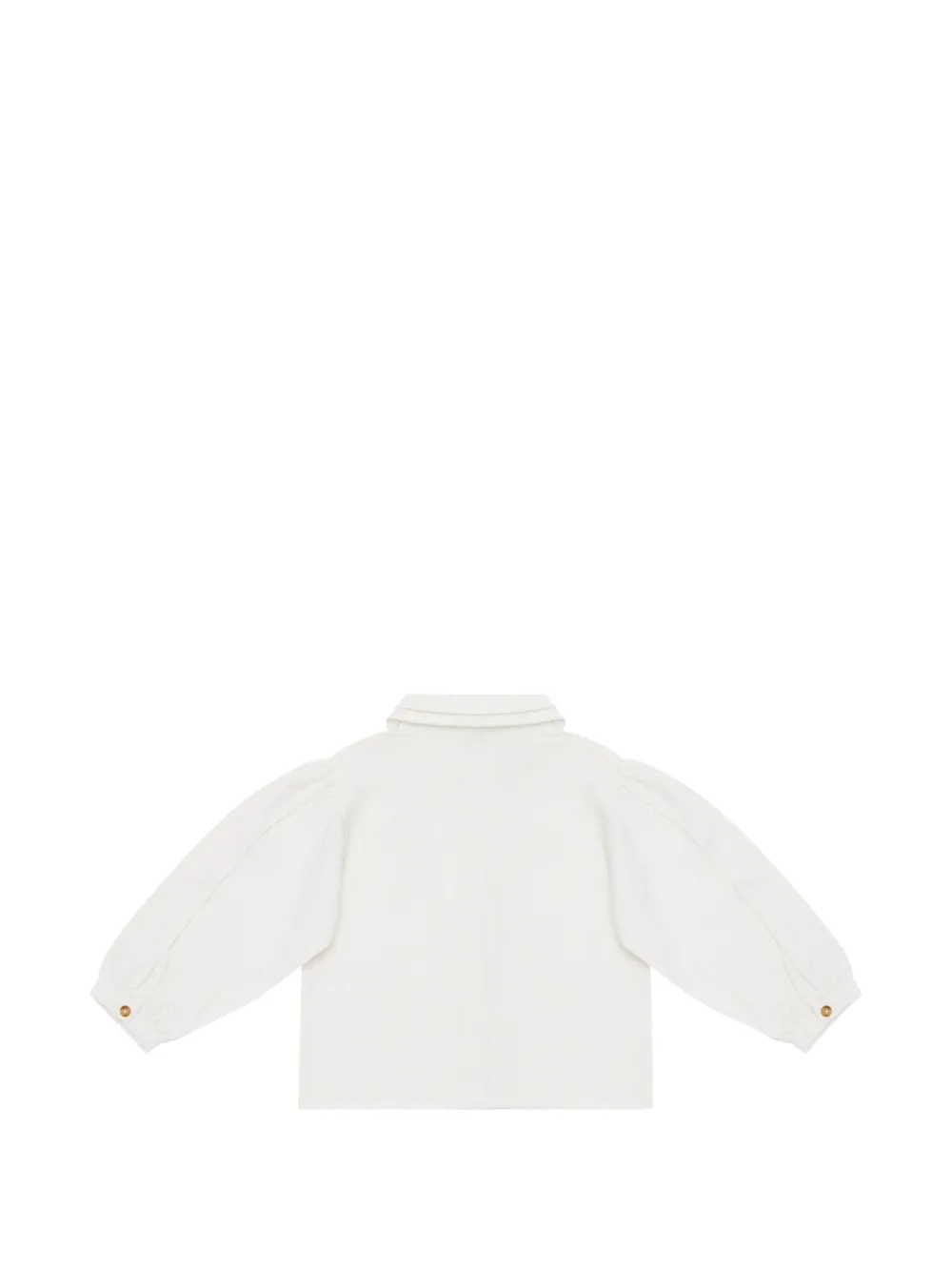Donsje Anoeche blouse met pofmouwen Wit