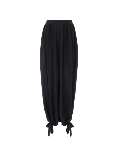 Chloé bow-detail pleated trousers