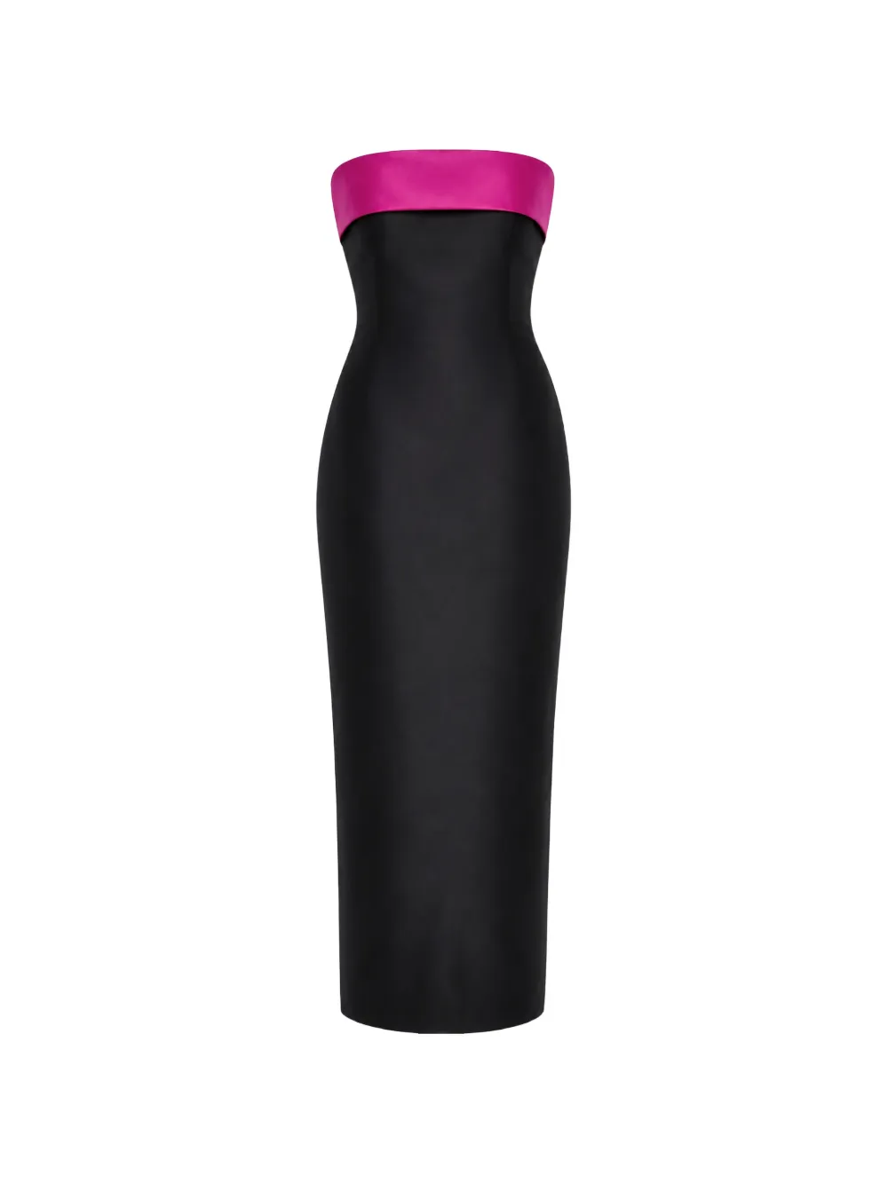 Badgley Mischka Langes Kleid mit Schleife - Schwarz