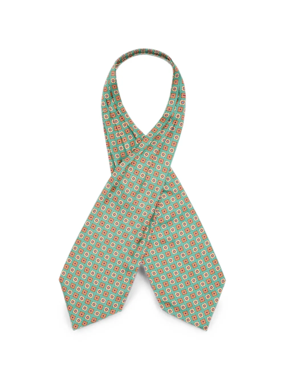 Valentino Garavani Seidenschal mit geometrischem Print - Grün