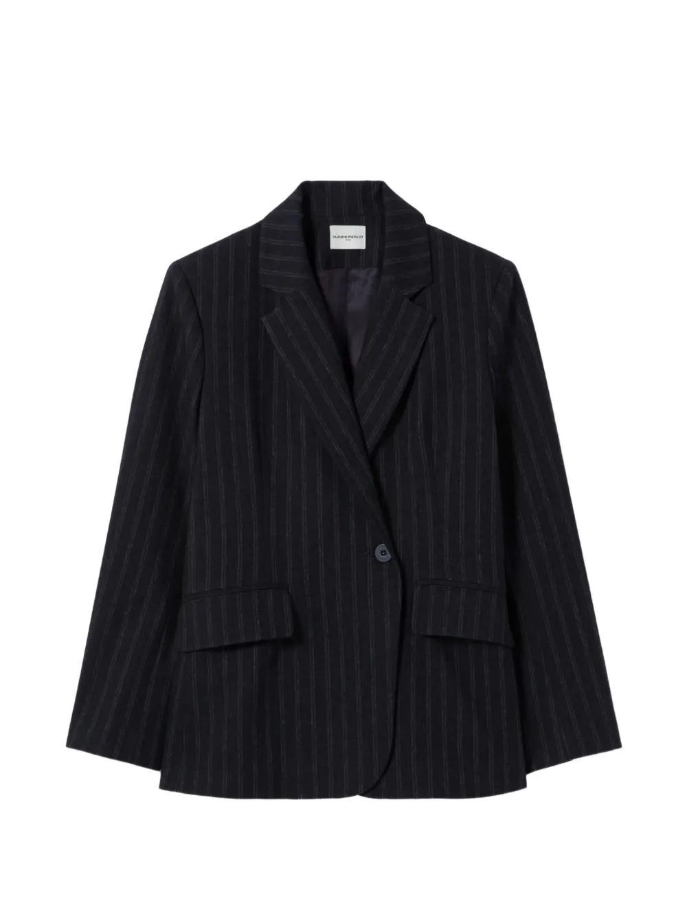Claudie Pierlot pinstripe-pattern blazer - Blu