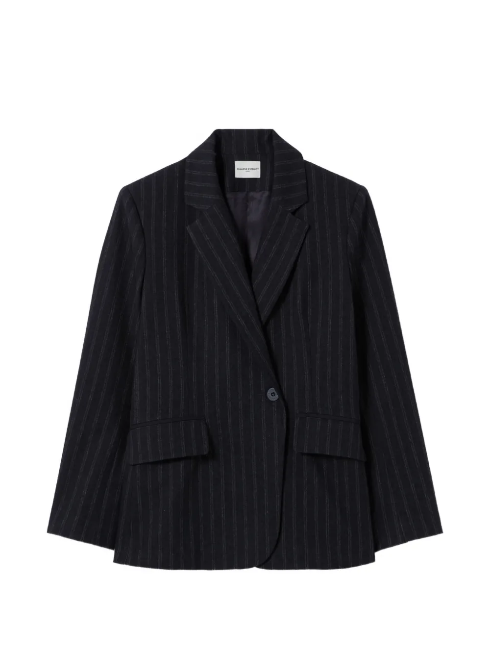 Claudie Pierlot pinstripe-pattern blazer - Blau