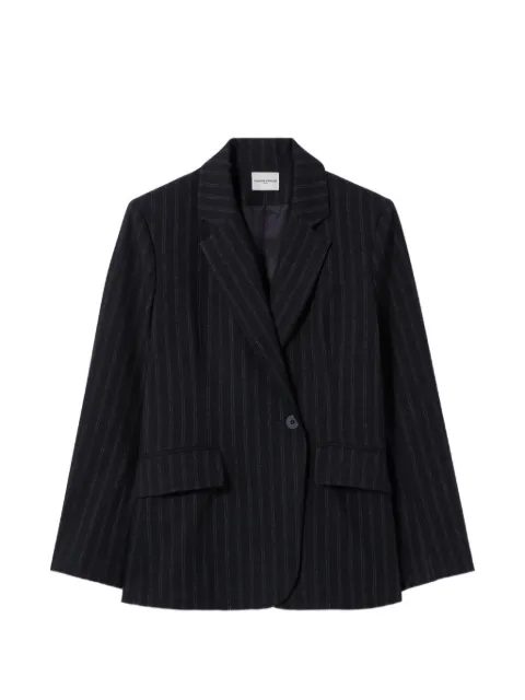 Claudie Pierlot striped wool-blend jacket