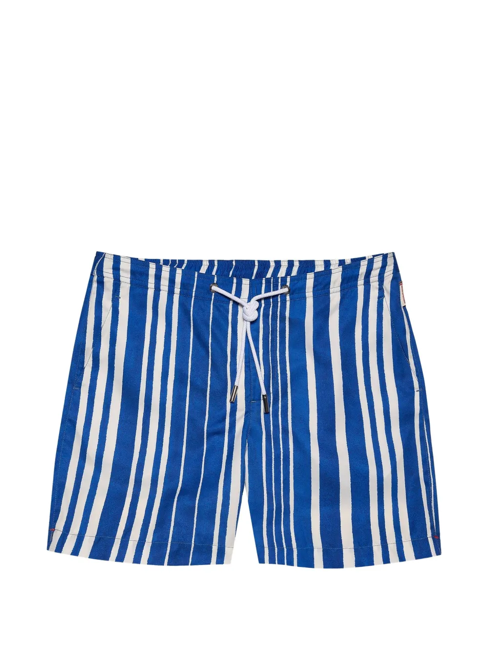 Orlebar Brown Bulldog Drawcord gestreepte zwembroek Blauw