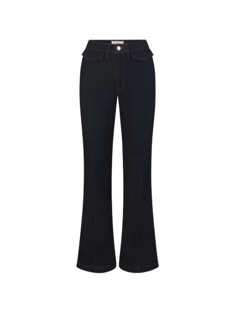 FRAME seam-detail flap-pocket jeans