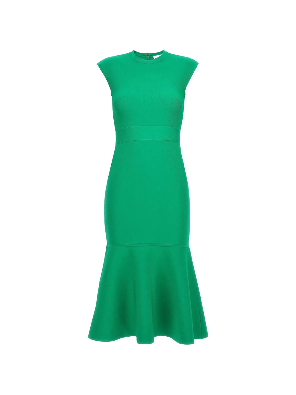 Hervé Léger fluted stretch-knit dress - Grün