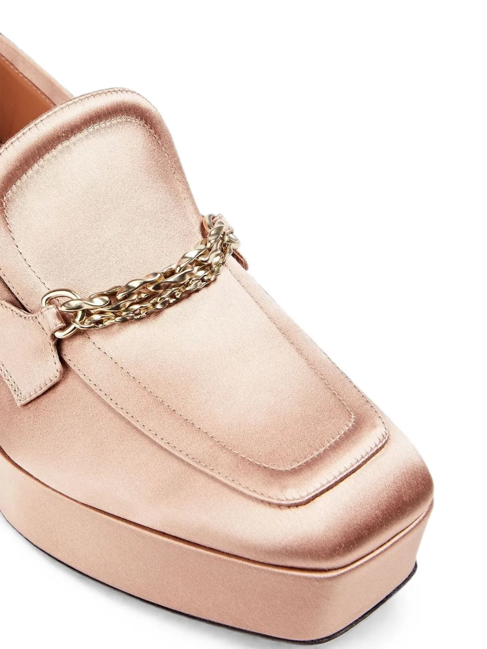 ZIMMERMANN chain-embellished platform sandals Roze