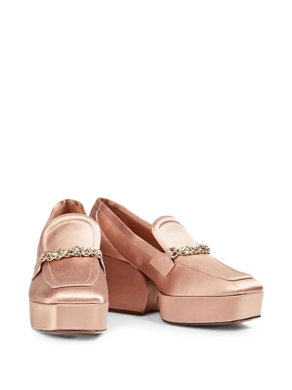 ZIMMERMANN chain-embellished platform sandals Roze