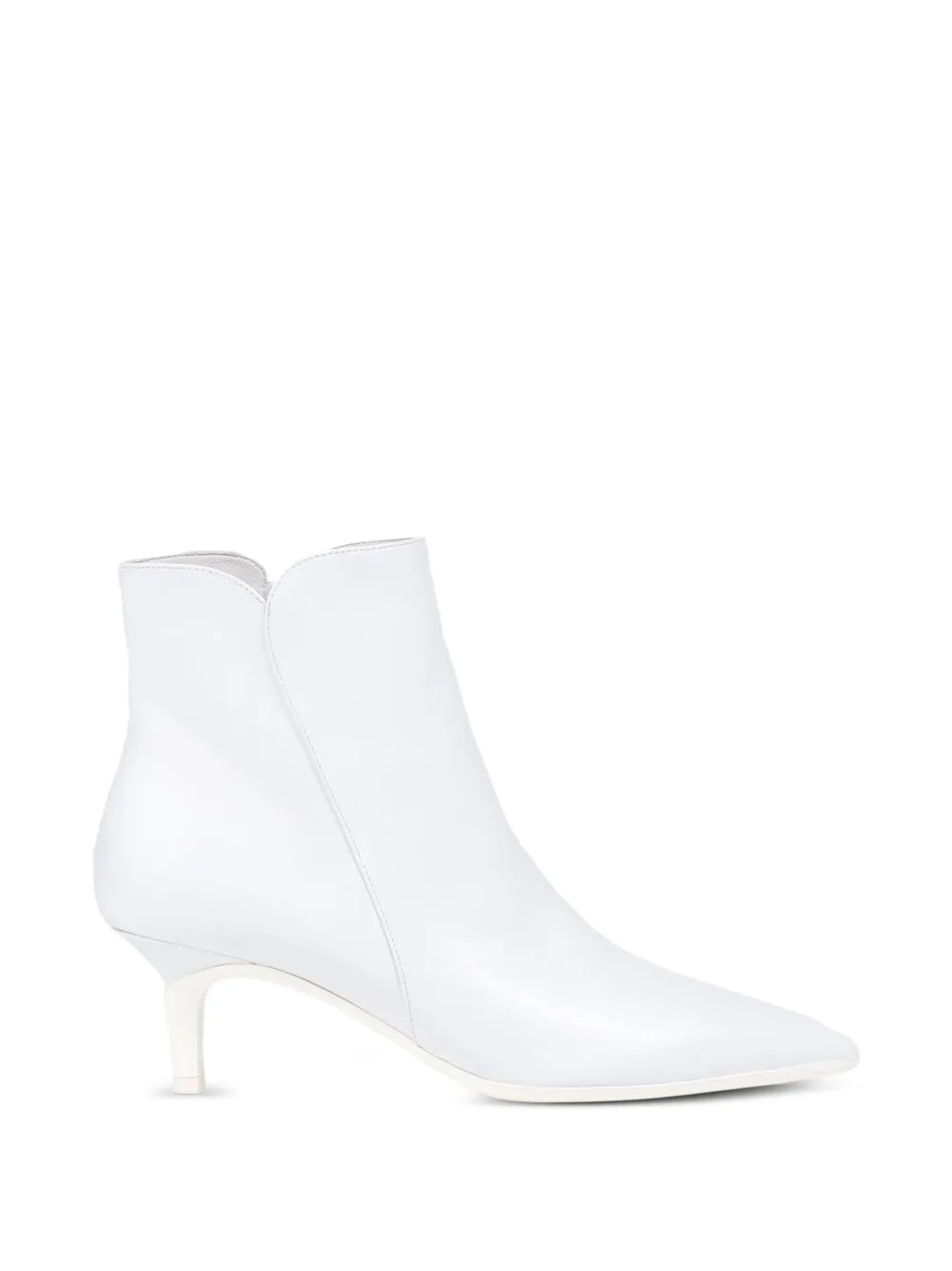 Gianvito Rossi Landon pointed-toe ankle boots - Bianco