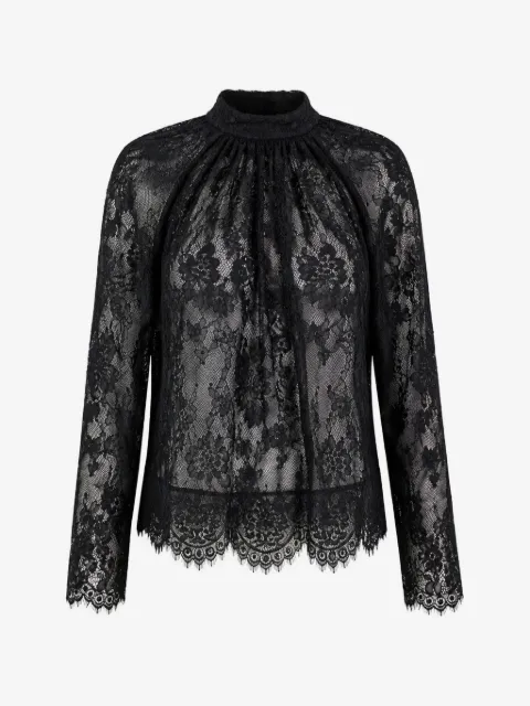Sea Hilda lace-trim blouse
