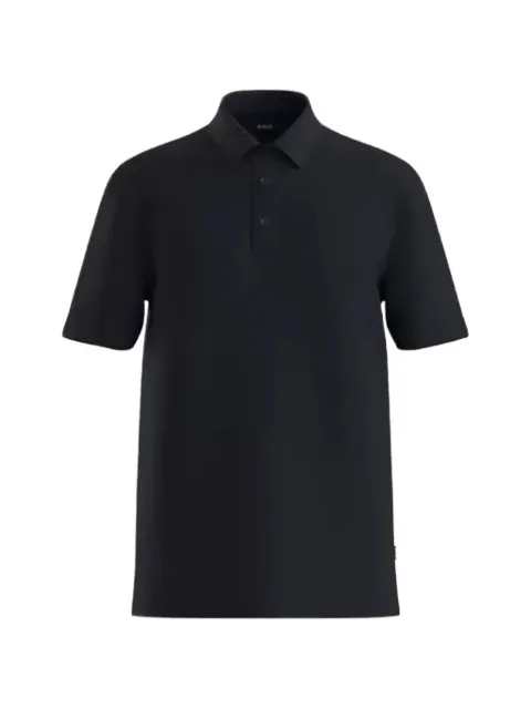 BOSS piqué-texture polo shirt