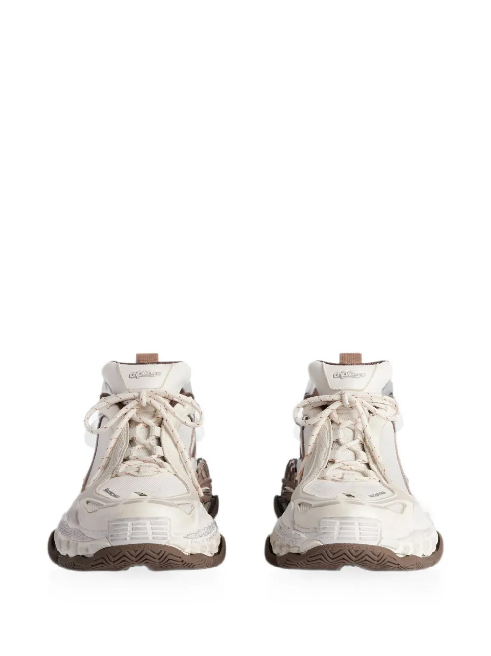 Balenciaga Triple S.2 panelled sneakers Beige
