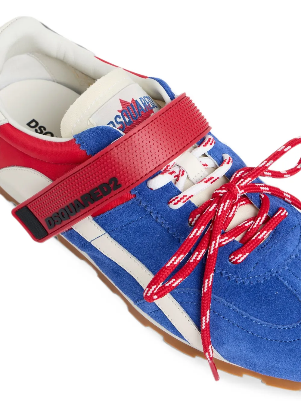 DSQUARED2 DC-642 touch-strap sneakers Blauw
