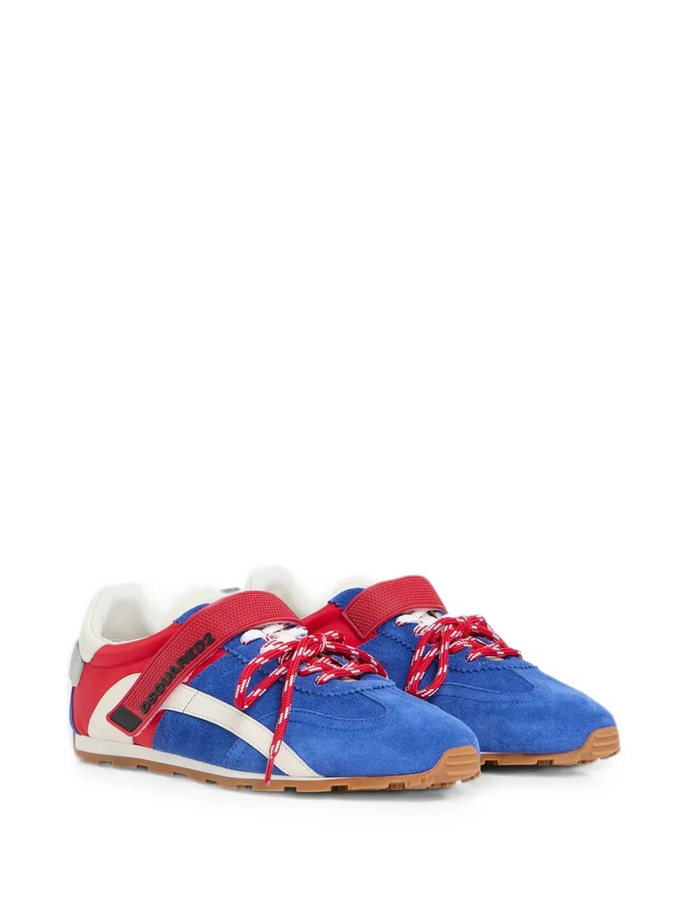 DSQUARED2 DC-642 touch-strap sneakers Blauw