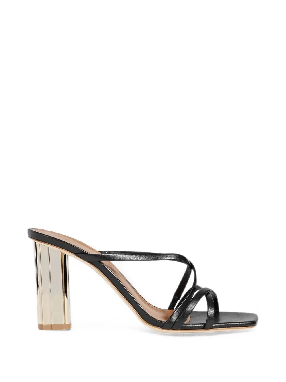 Malone Souliers Libby crossover strap sandals Zwart