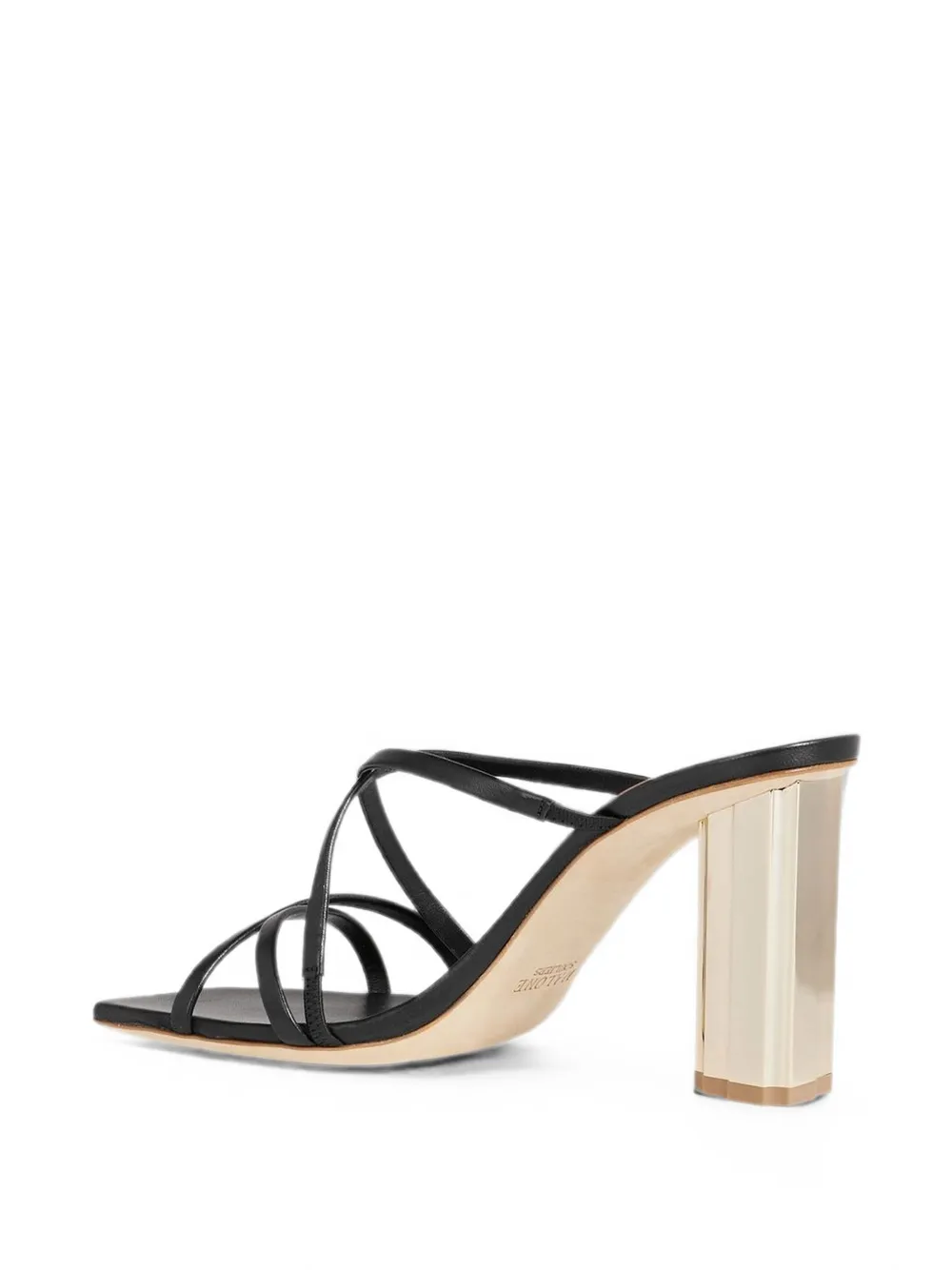Malone Souliers Libby crossover strap sandals Zwart