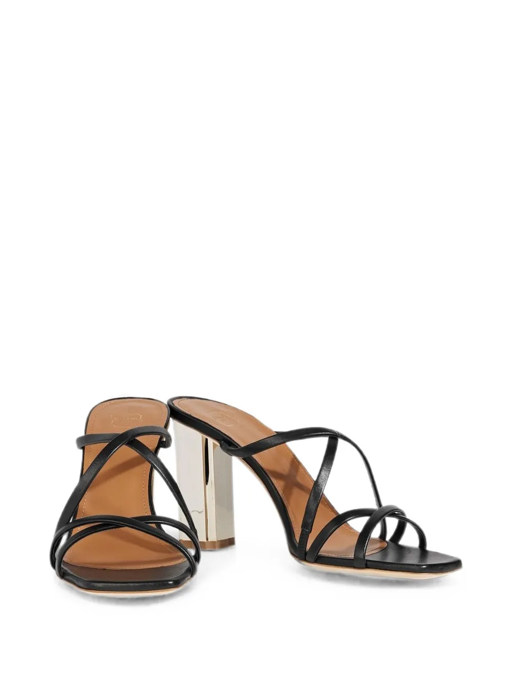Malone Souliers Libby crossover strap sandals Zwart