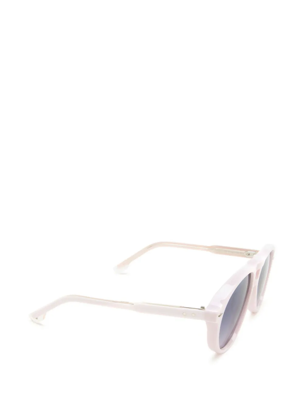 Jacques Marie Mage Valkyrie Pilot-frame Sunglasses in Pink, view 2
