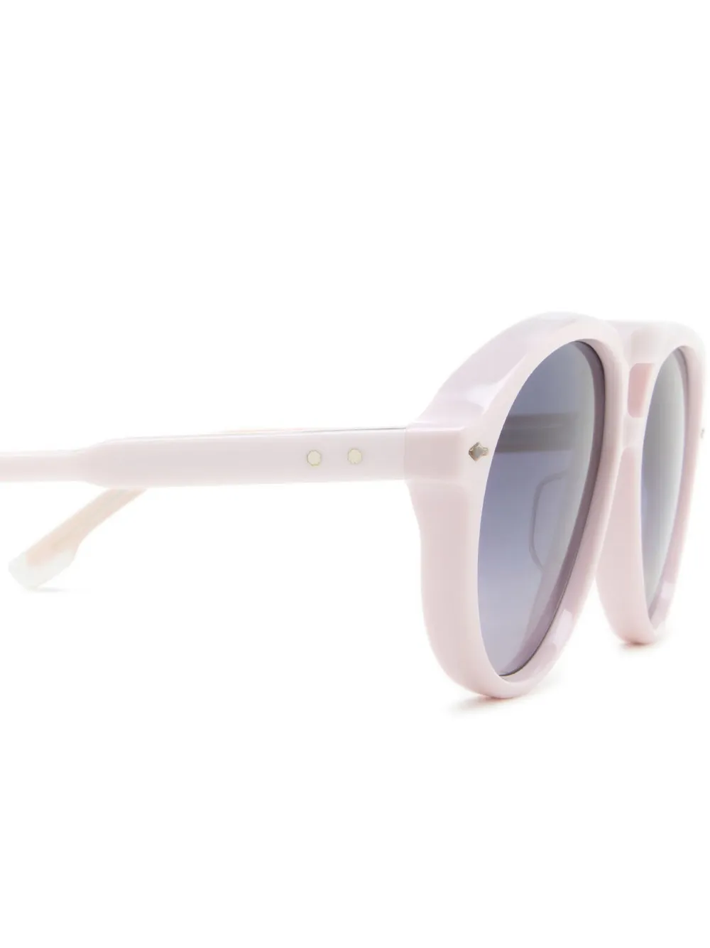 Jacques Marie Mage Valkyrie Pilot-frame Sunglasses in Pink, view 3