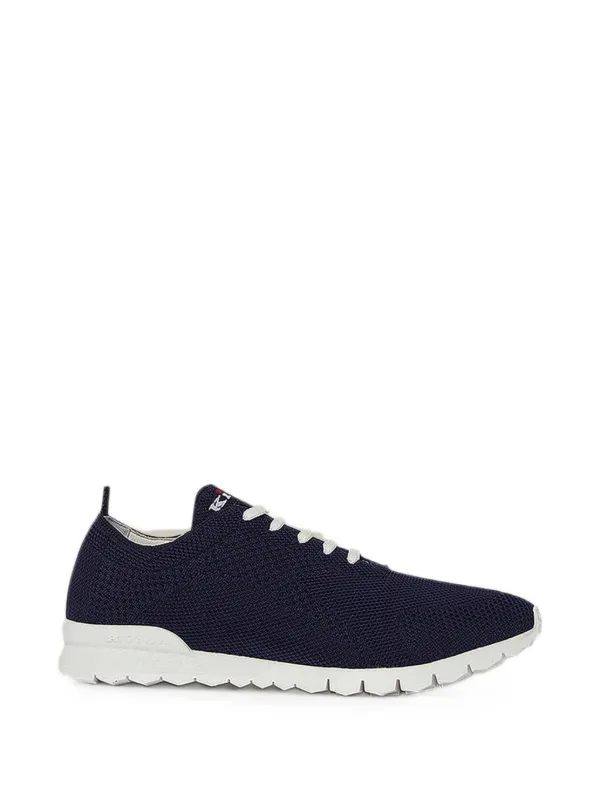 Kiton Front-lace Sneakers in Blue