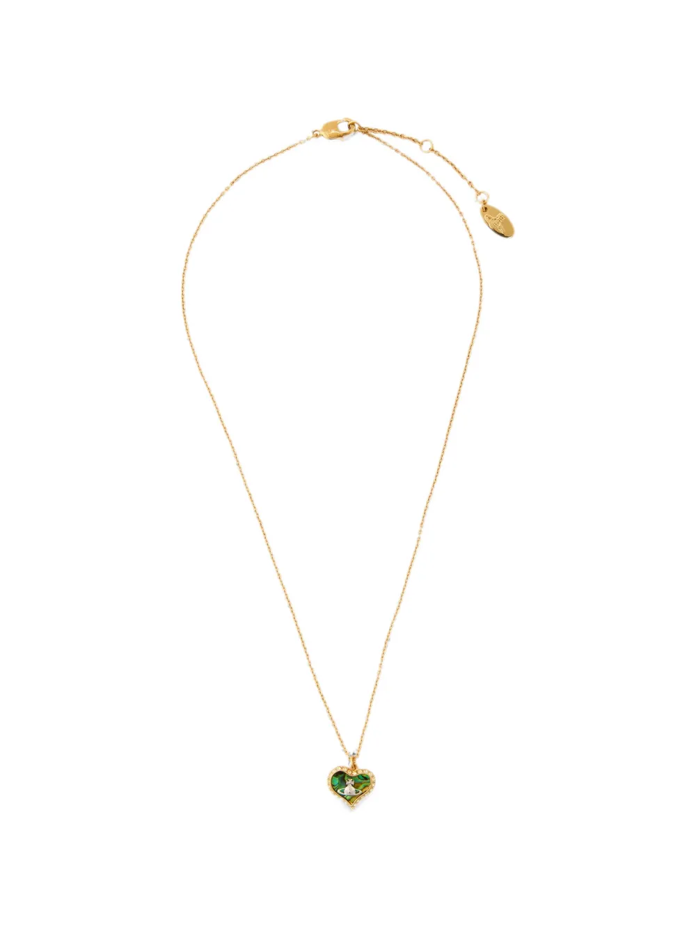 Vivienne Westwood Petra heart-pendant necklace - Oro