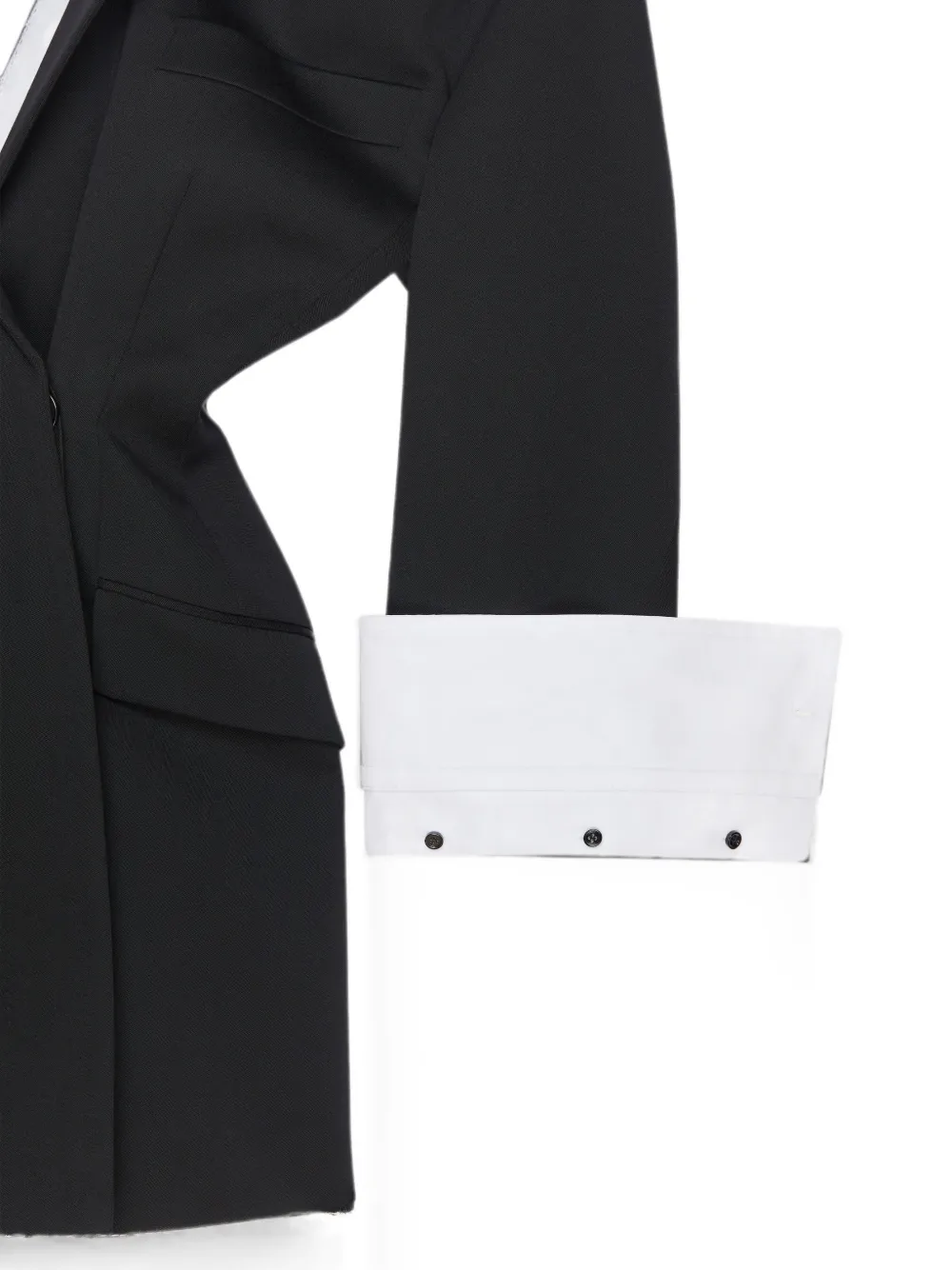 Givenchy Off-shoulder wollen mini-jurk Zwart