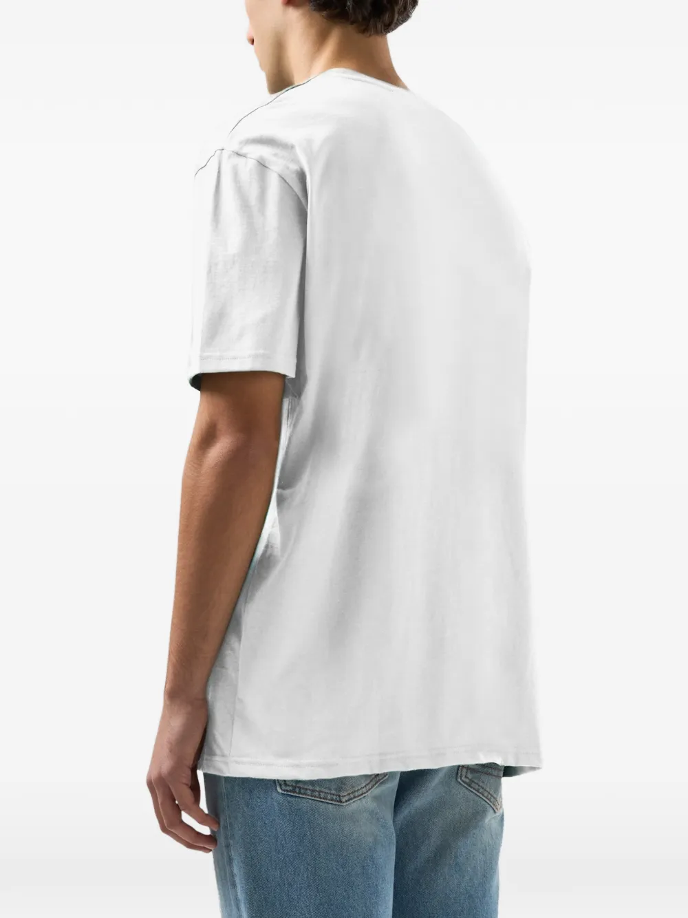 GCDS Logo Lounge T-shirt Wit