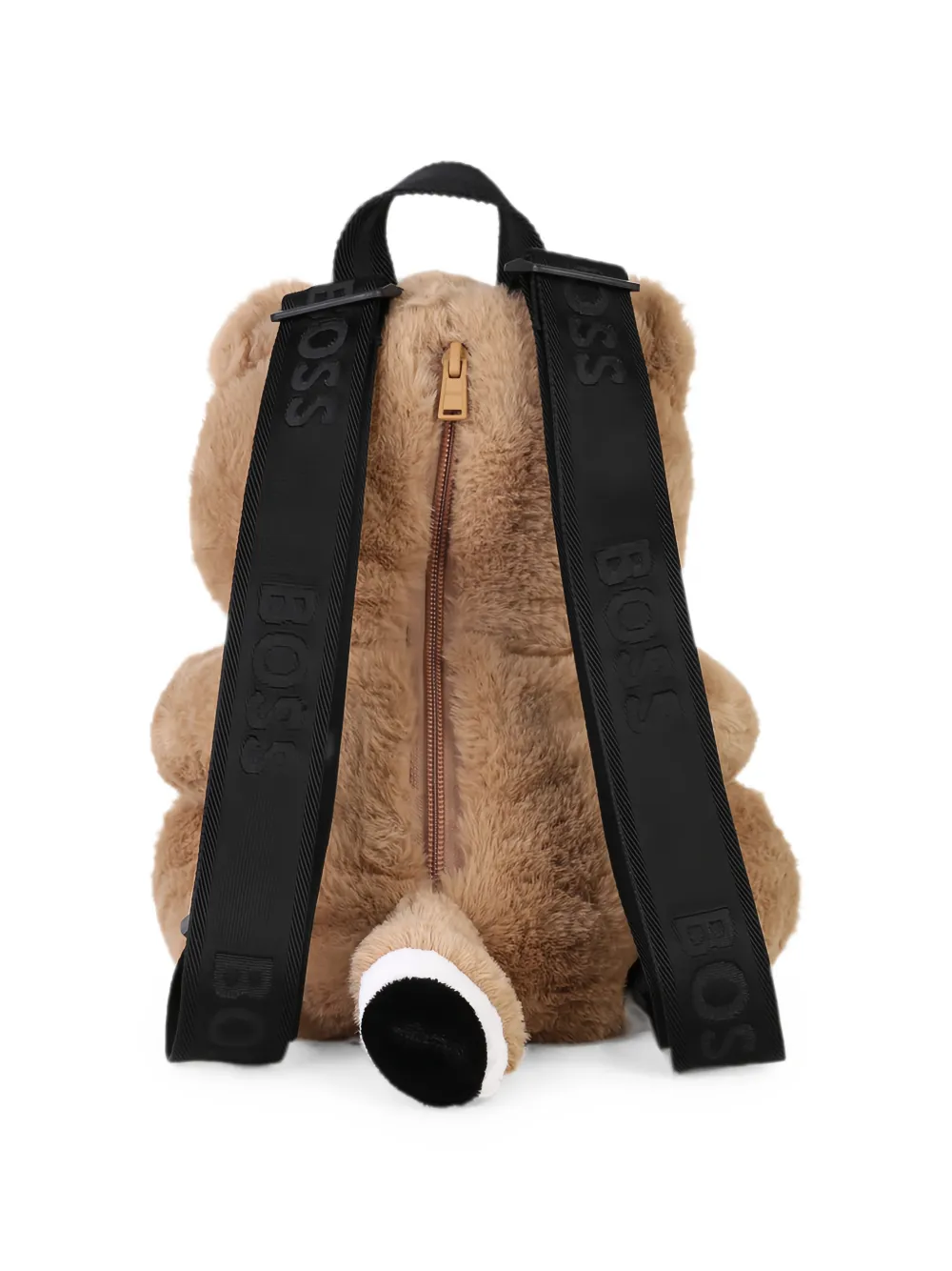 BOSS Kidswear Beervormige rugzak van imitatiebont Bruin