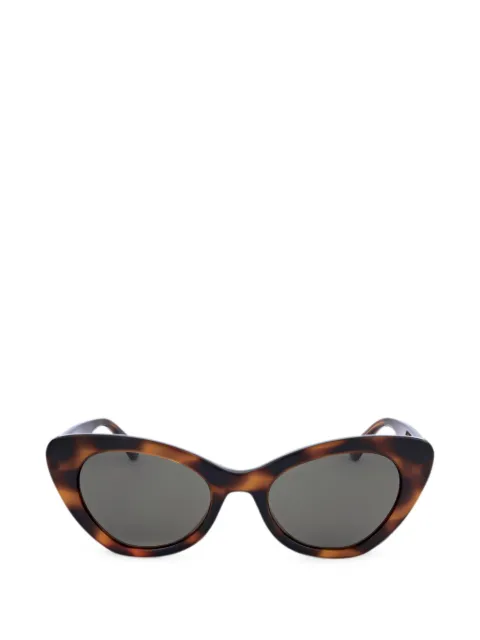 Moschino logo-plaque cat-eye sunglasses