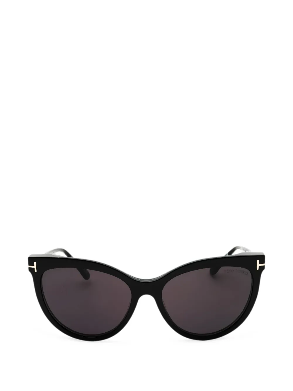 Tom Ford Cat-eye Clip-on Glasses In Black