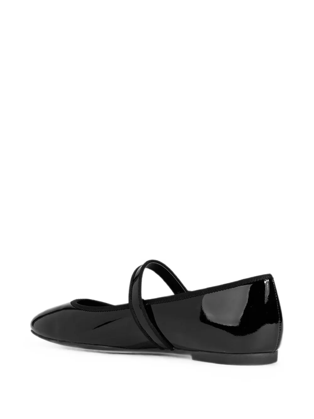 Stuart Weitzman Alice buckle-strap ballet flats Zwart