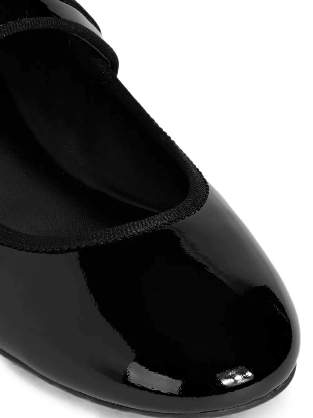 Stuart Weitzman Alice buckle-strap ballet flats Zwart