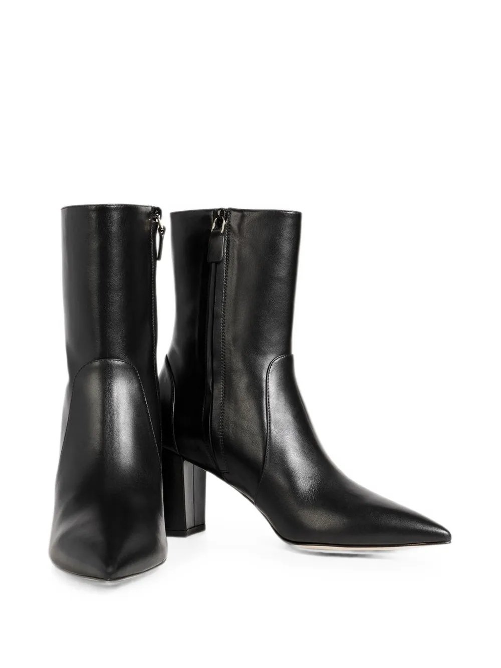 Stuart Weitzman Linaria pointed-toe ankle boots Zwart