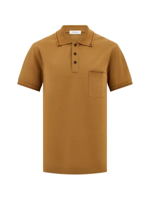Ferragamo piqué chest-pocket polo shirt