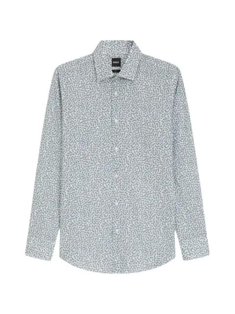 BOSS camisa manga larga con estampado floral