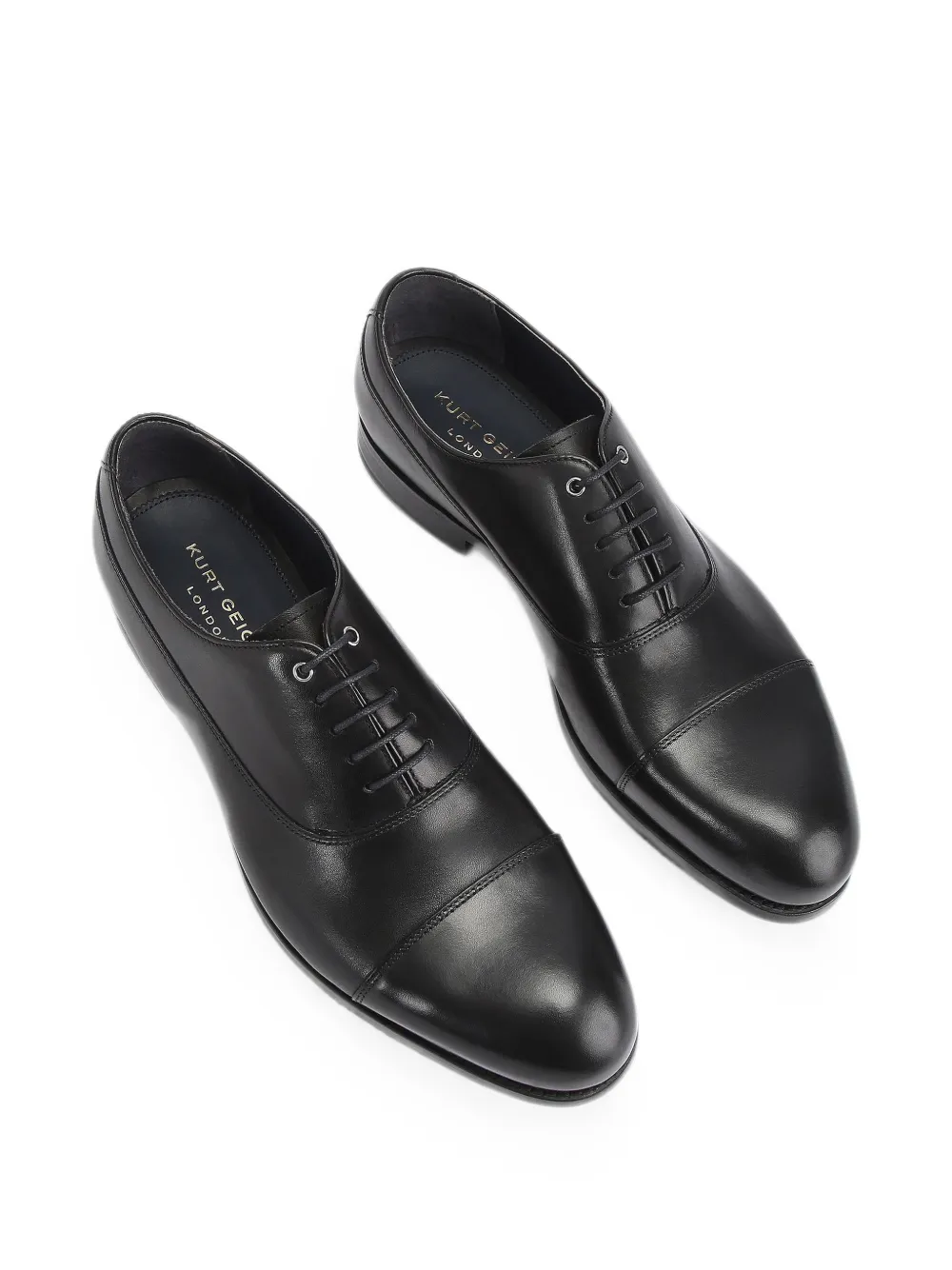 Kurt Geiger London Sloane cap-toe lace-up Oxford shoes Zwart